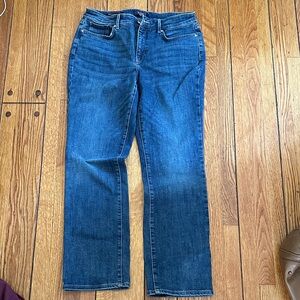 NYDJ Straight Leg Women's Jeans in Deep Blue